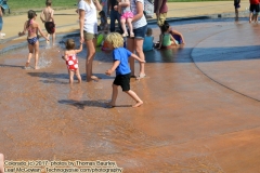 Cooling off in the 90+ degree fahrenheit days in Colorado Springs, Colorado. America the Beautiful City Park. New Life in Colorado: Chronicle 26 - Chronicles of Sir Thomas Leaf  and Prince Cian.  Adventures in Colorado. Photos taken July 1, 2017.  To read the adventures, visit   http://www.technogypsie.com/chronicles/?p=21965.   To read reviews, visit: www.technogypsie.com/reviews.  All photos and articles (c) 2017 Technogypsie.com - by Leaf McGowan and Thomas Baurley. All rights reserved. www.technogypsie.com/photography