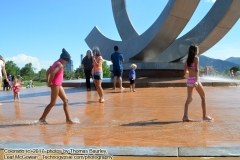 Cooling off in the 90+ degree fahrenheit days in Colorado Springs, Colorado. America the Beautiful City Park. New Life in Colorado: Chronicle 26 - Chronicles of Sir Thomas Leaf  and Prince Cian.  Adventures in Colorado. Photos taken July 1, 2017.  To read the adventures, visit   http://www.technogypsie.com/chronicles/?p=21965.   To read reviews, visit: www.technogypsie.com/reviews.  All photos and articles (c) 2017 Technogypsie.com - by Leaf McGowan and Thomas Baurley. All rights reserved. www.technogypsie.com/photography