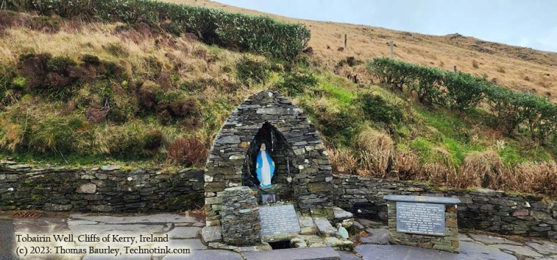 The Tobairin Well, along the Skellig ring, Wednesday, 20 December 2023. Adventures in County Kerry, Ireland. Photos by Thomas Baurley, Techno Tink Media.