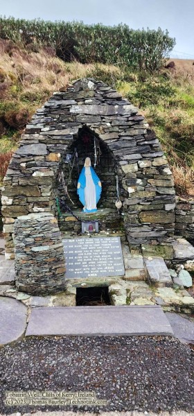 The Tobairin Well, along the Skellig ring, Wednesday, 20 December 2023. Adventures in County Kerry, Ireland. Photos by Thomas Baurley, Techno Tink Media.