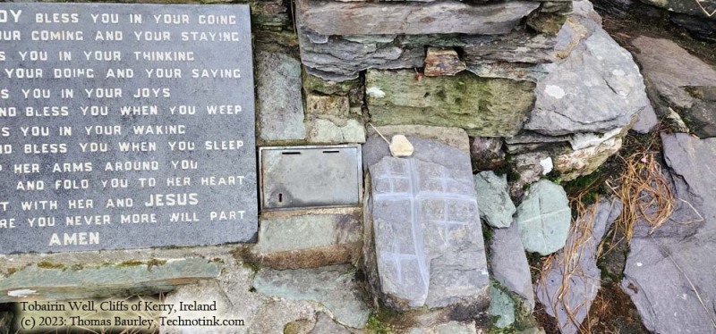 The Tobairin Well, along the Skellig ring, Wednesday, 20 December 2023. Adventures in County Kerry, Ireland. Photos by Thomas Baurley, Techno Tink Media.