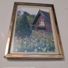 A centrally themed historic cottage with flowers in Dublin Park 6x4 photo in 7x5 gold metal frame - Image 4